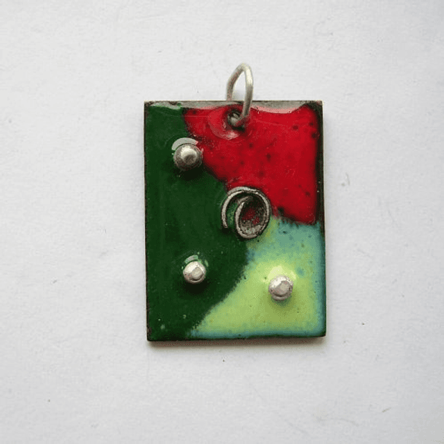 Enamel pendant - EP045